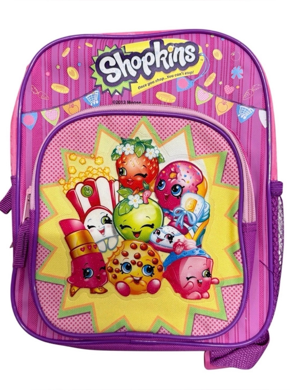 Mini backpack-Shopkins girls Toddler School backpack ,10” tall Mini,New w/Tag!
